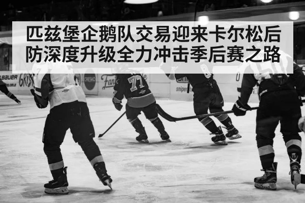 匹兹堡企鹅队交易迎来卡尔松后防深度升级全力冲击季后赛之路
